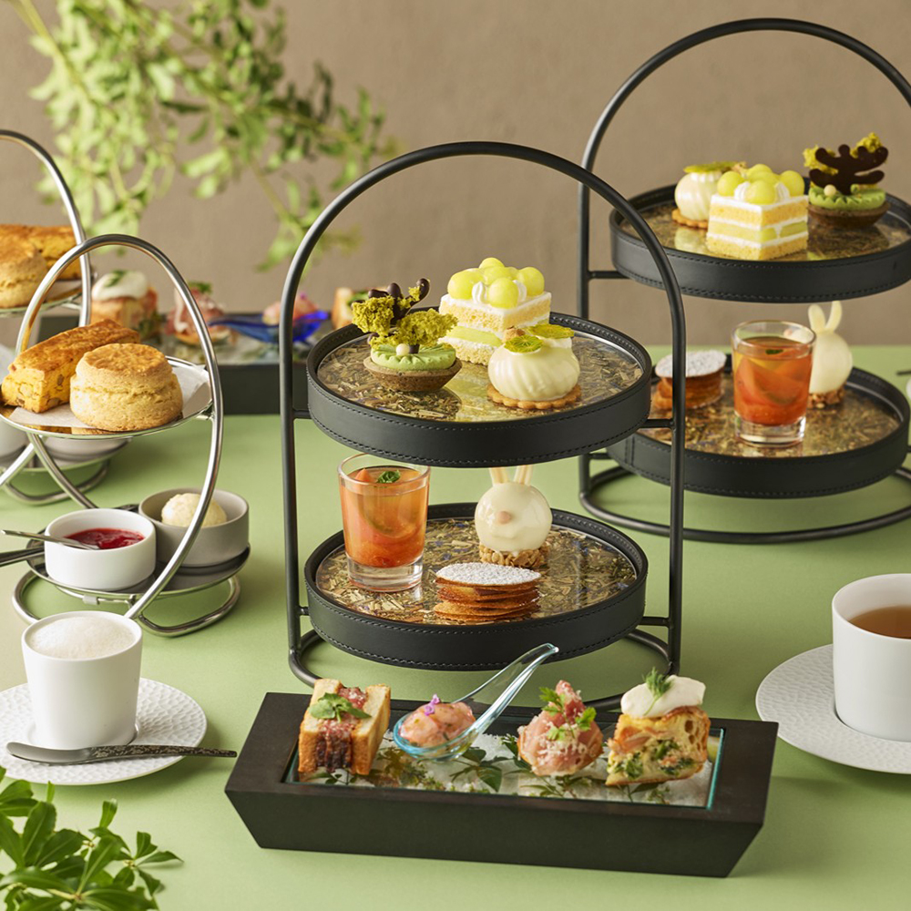 BELLUSTAR TOKYO, A Pan Pacific Hotel Bar Bellusta スプリングアフタヌーンティー ~緑耀~